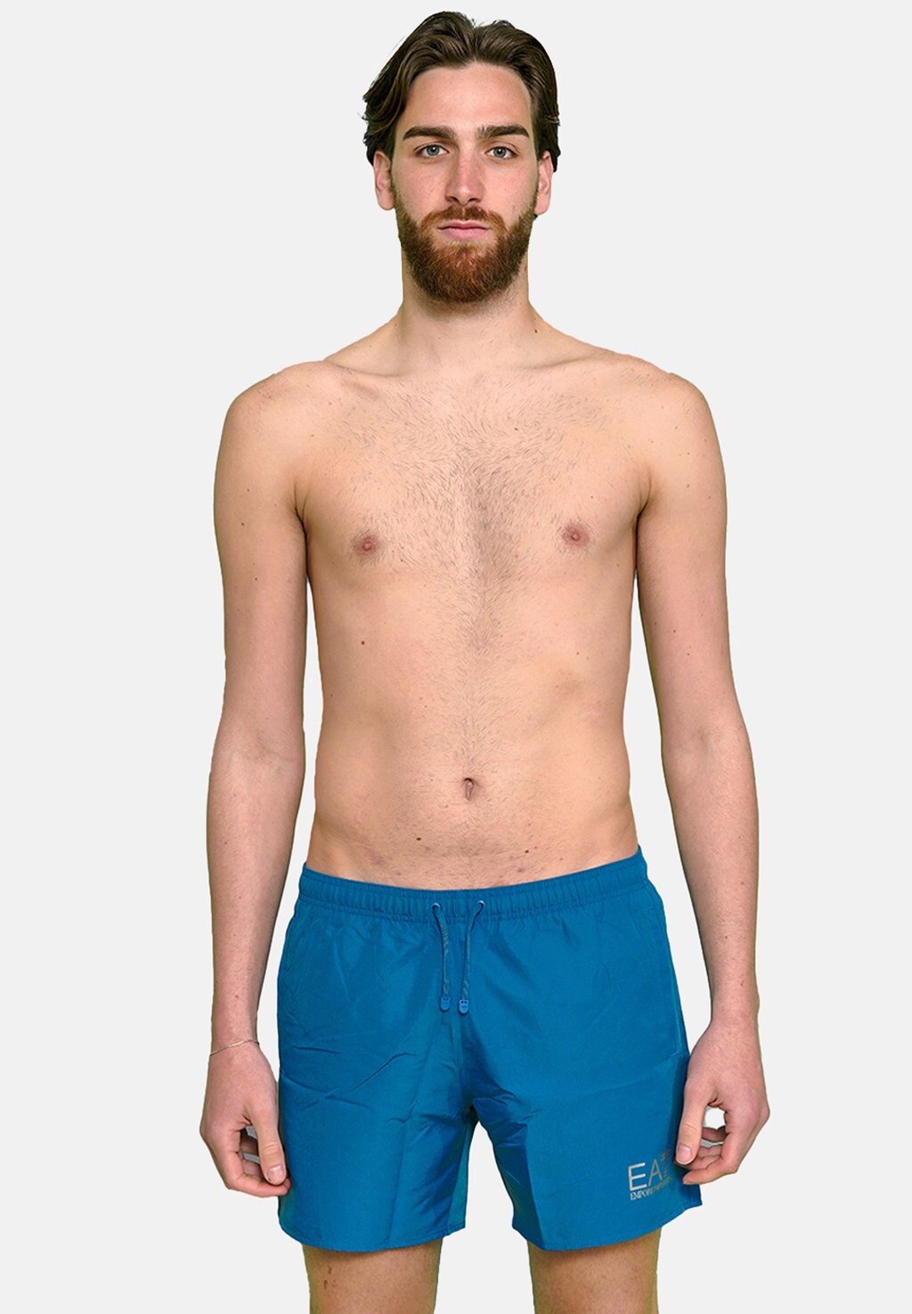 

Шорты для плавания Con Logo EA7 Emporio Armani, цвет royal