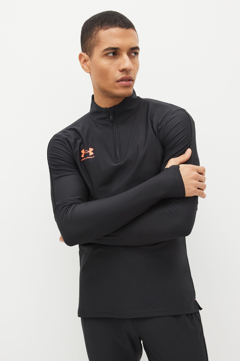 

Черная толстовка Challenger Pro с молнией 1/4 Under Armour, черный