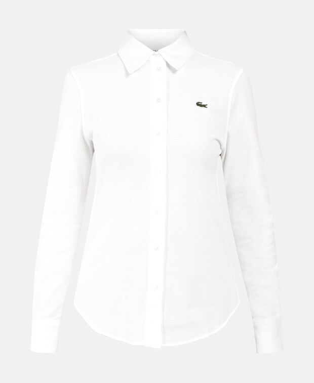 

Рубашка-блузка Lacoste, экрю