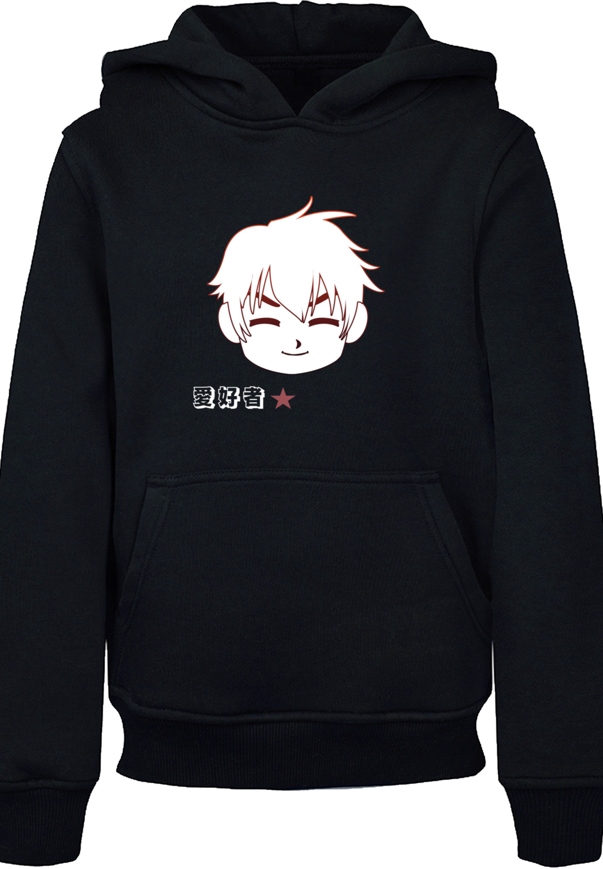 Пуловер F4NT4STIC Hoodie Manga Boy Japan, черный