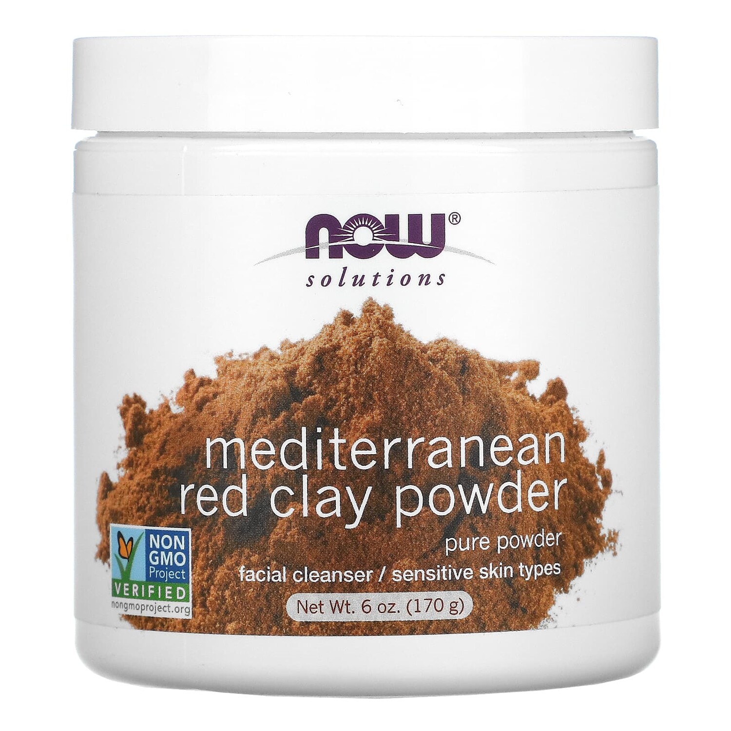 

Solutions, средиземноморская красная глина в порошке, 170 г (6 унций), NOW Foods