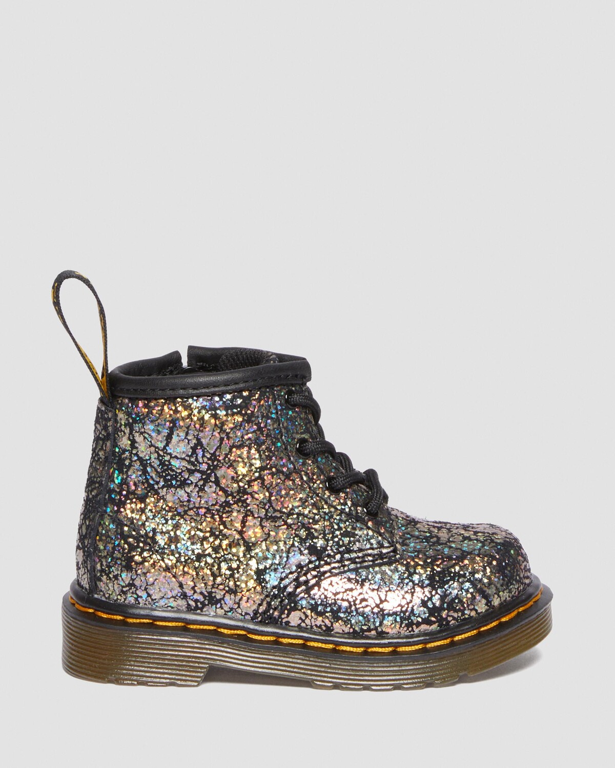 

Ботинки Infant 1460 на шнуровке с эффектом металлик Dr. Martens