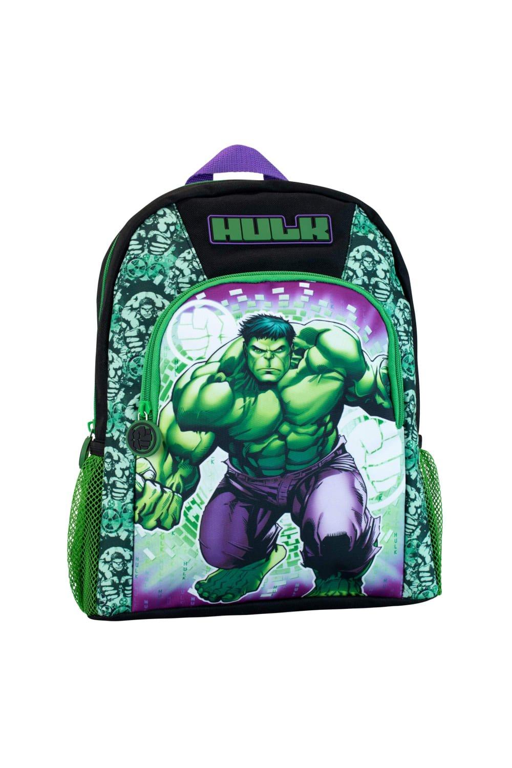 Детский рюкзак «Невероятный Халк» Avengers, зеленый цена и фото