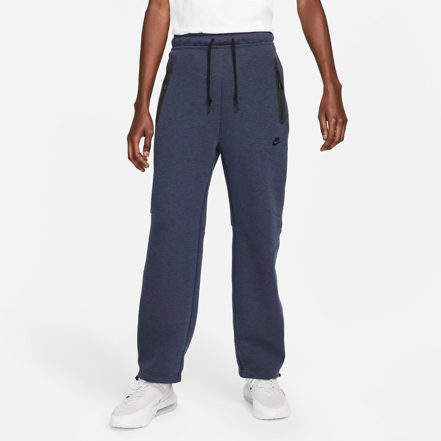 

Мужские спортивные штаны с открытой кромкой из технического флиса Nike Sportswear, синий