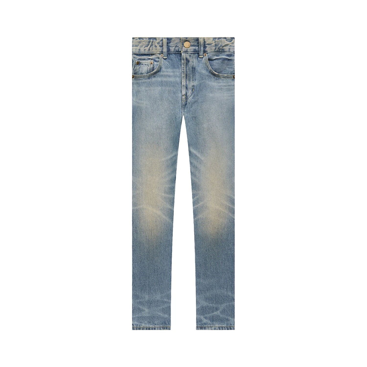 

Джинсы с 5 карманами Fear of God Essentials, цвет Индиго