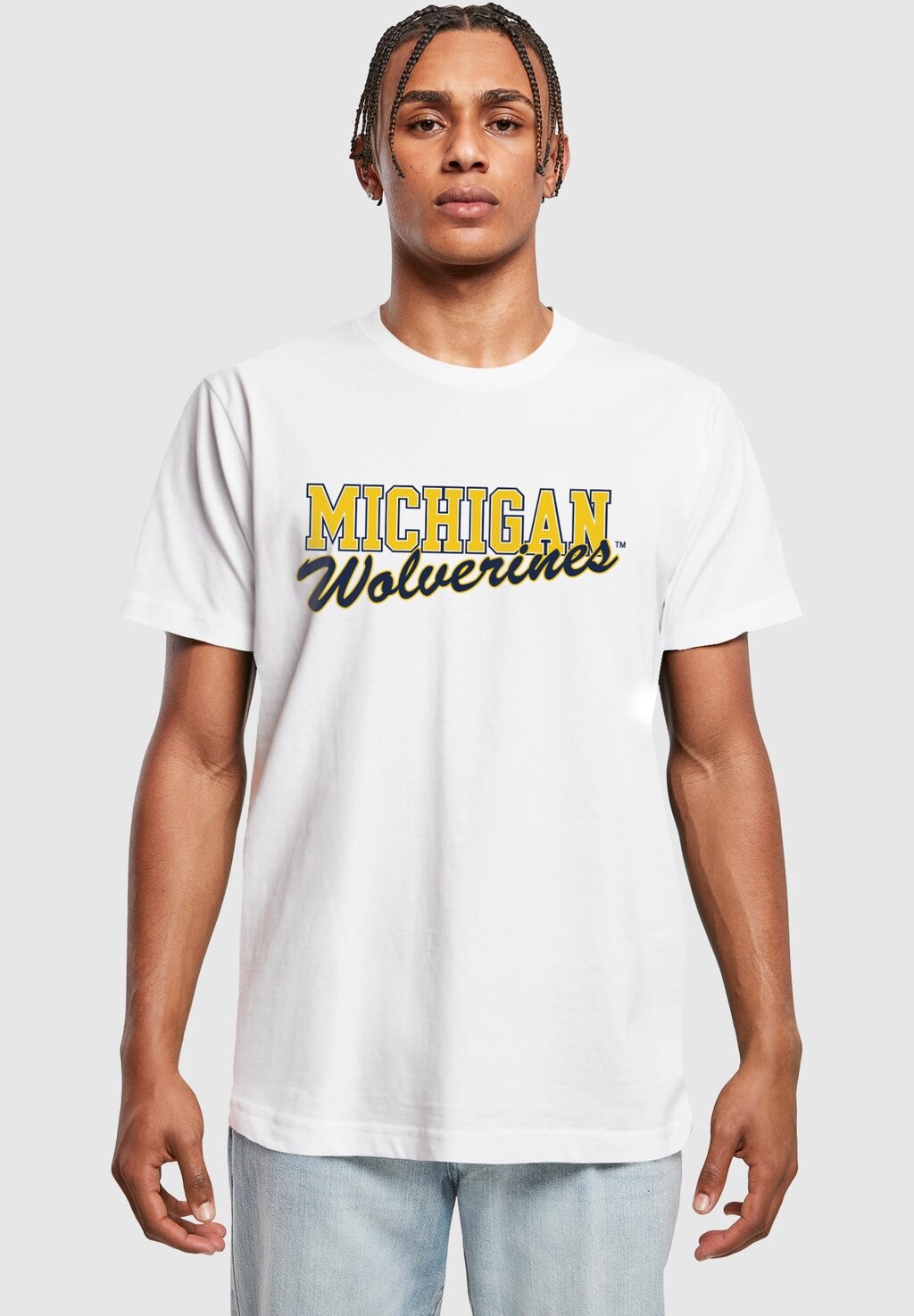 

Футболка с принтом MICHIGAN WOLVERINES SCRIPT Merchcode, цвет white