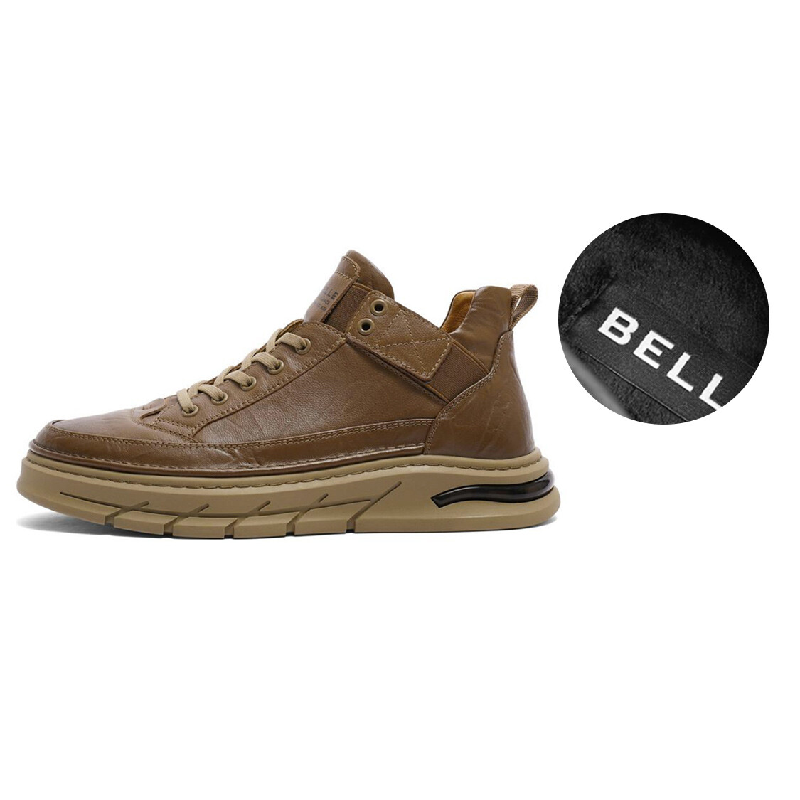 

Кроссовки BELLE Skateboarding Shoes Men Low-top, коричневый