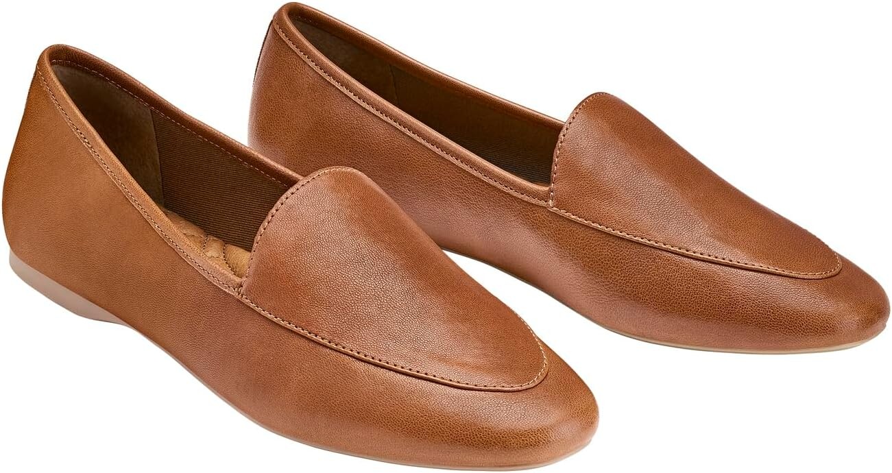 

Балетки Vesper Leather Flat Birdies, цвет Hazelnut