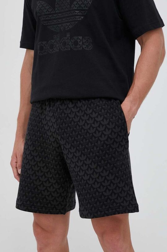 

Хлопковые шорты adidas Originals, черный