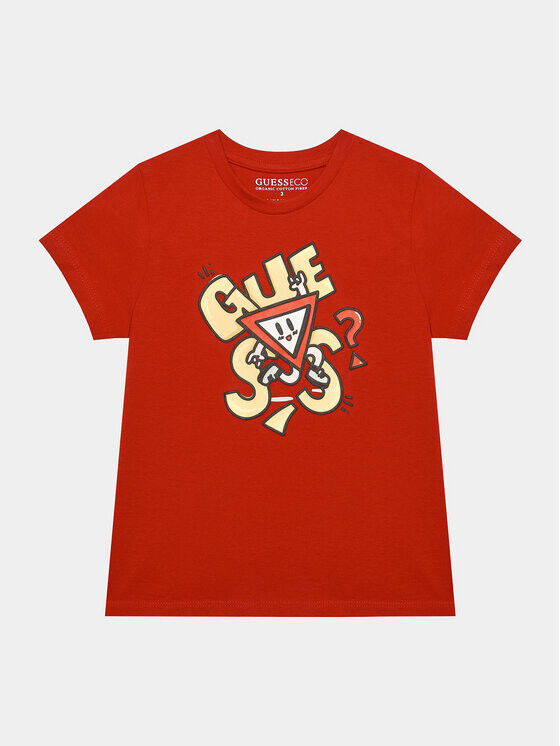 

Футболка стандартного кроя Guess, красный