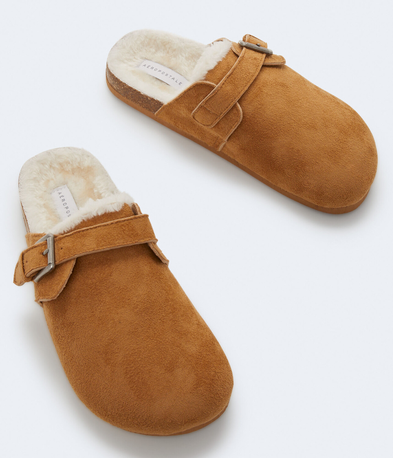 

Сабо из искусственной замши Aeropostale, коричневый