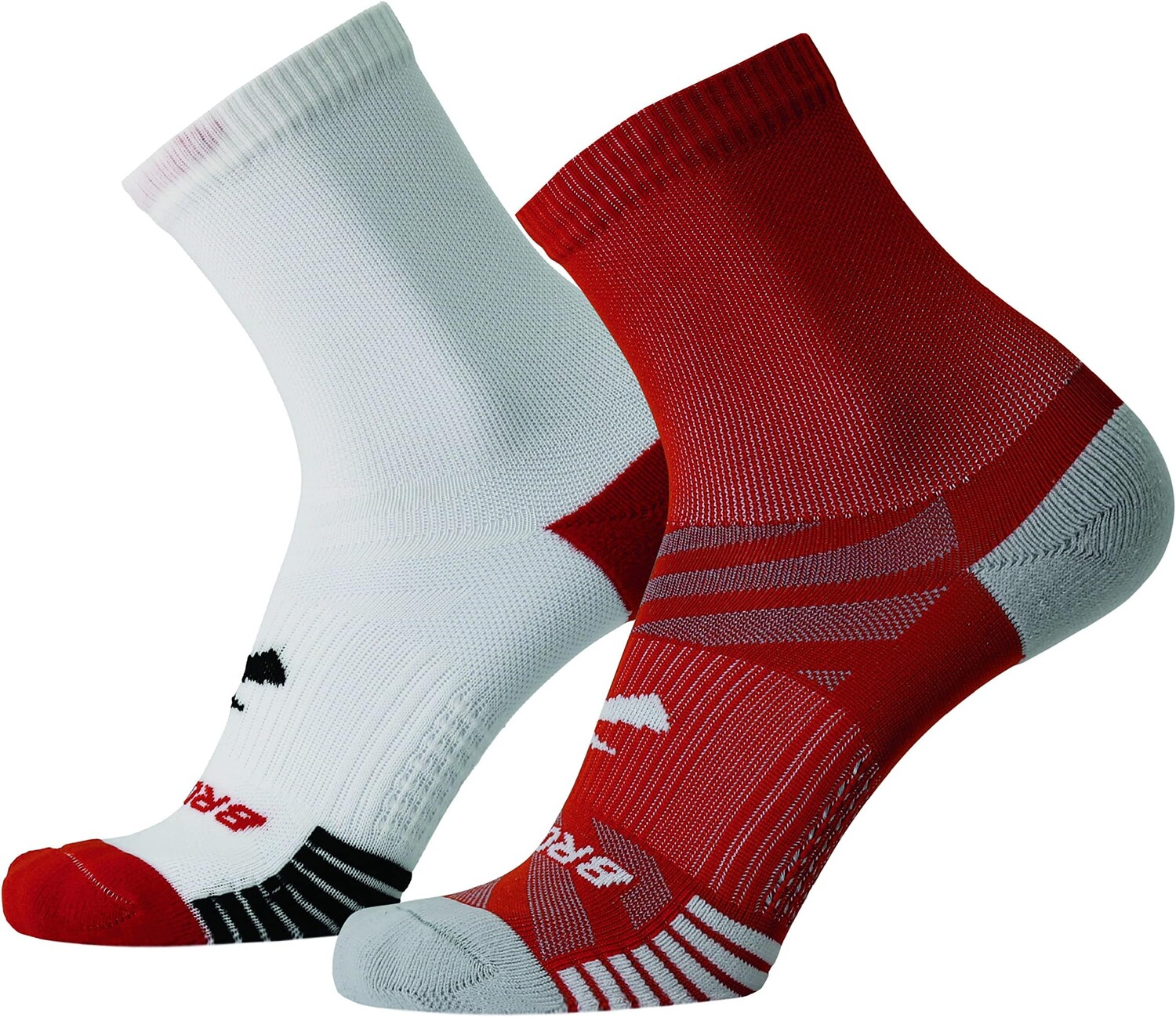 

Носки Ghost Lite для экипажа, 2 пары Brooks, цвет White/Clay/Clay/Light Peak