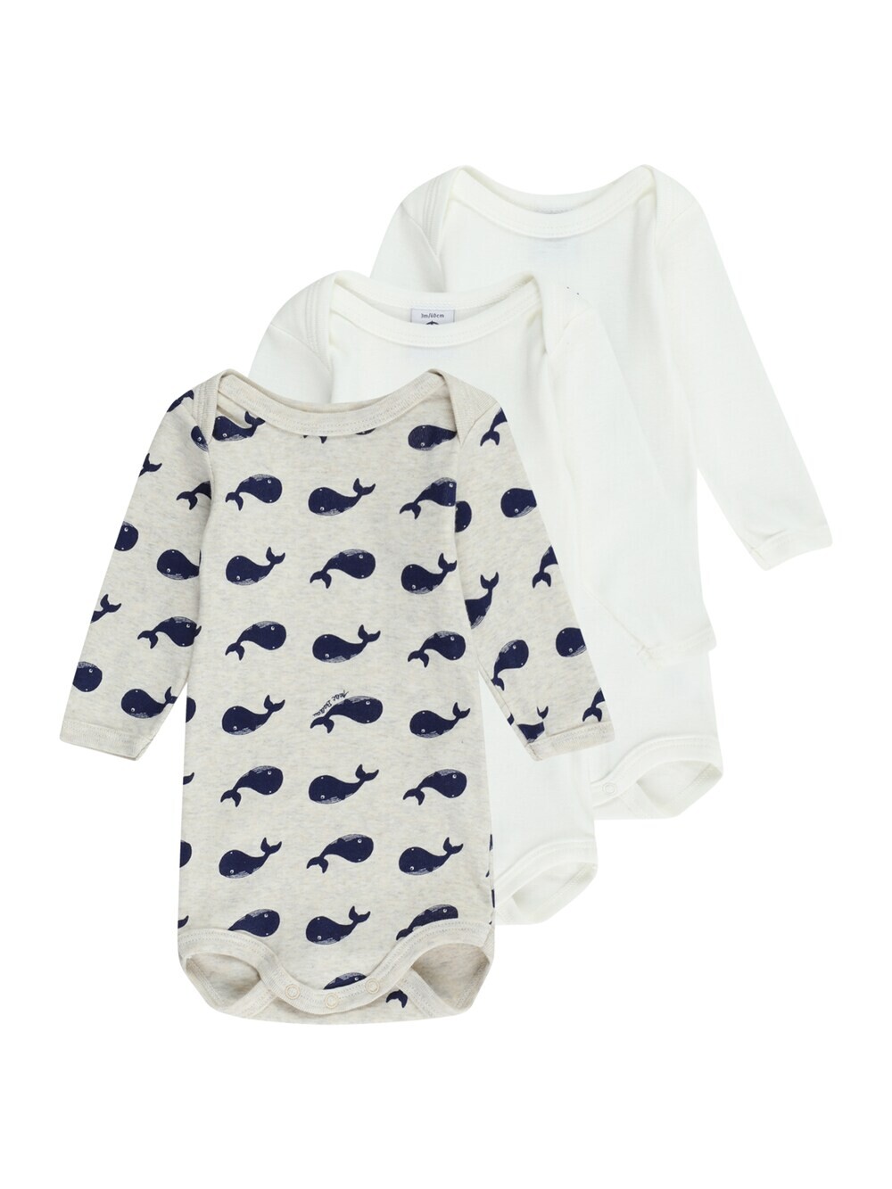 

Комбинезон/боди PETIT BATEAU, пестрый бежевый/белый