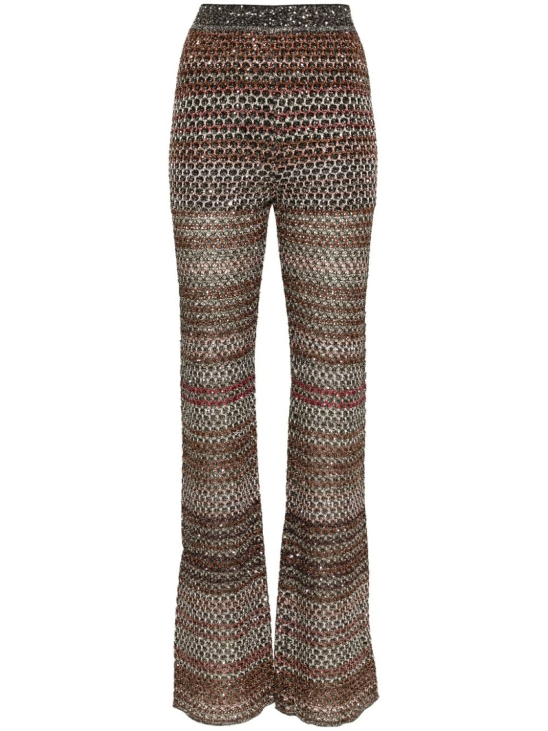 

Missoni расклешенные брюки с пайетками, черный