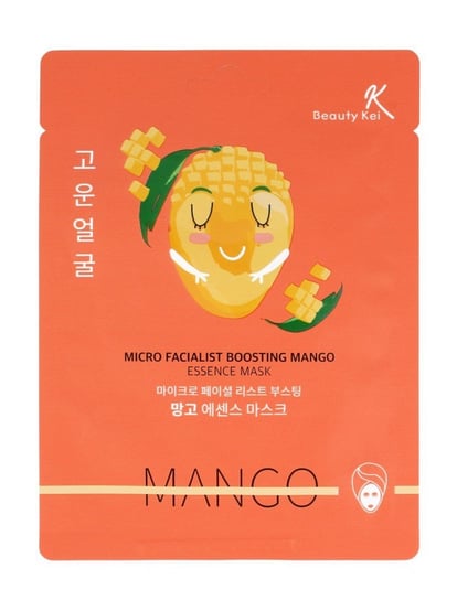 Корея, Beauty Kei, Тканевая маска с экстрактом манго, 1 шт., KOREA