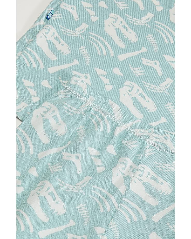Пижамный комплект Kickee Pants Long Sleeve Pajama Set, цвет Jade Bones