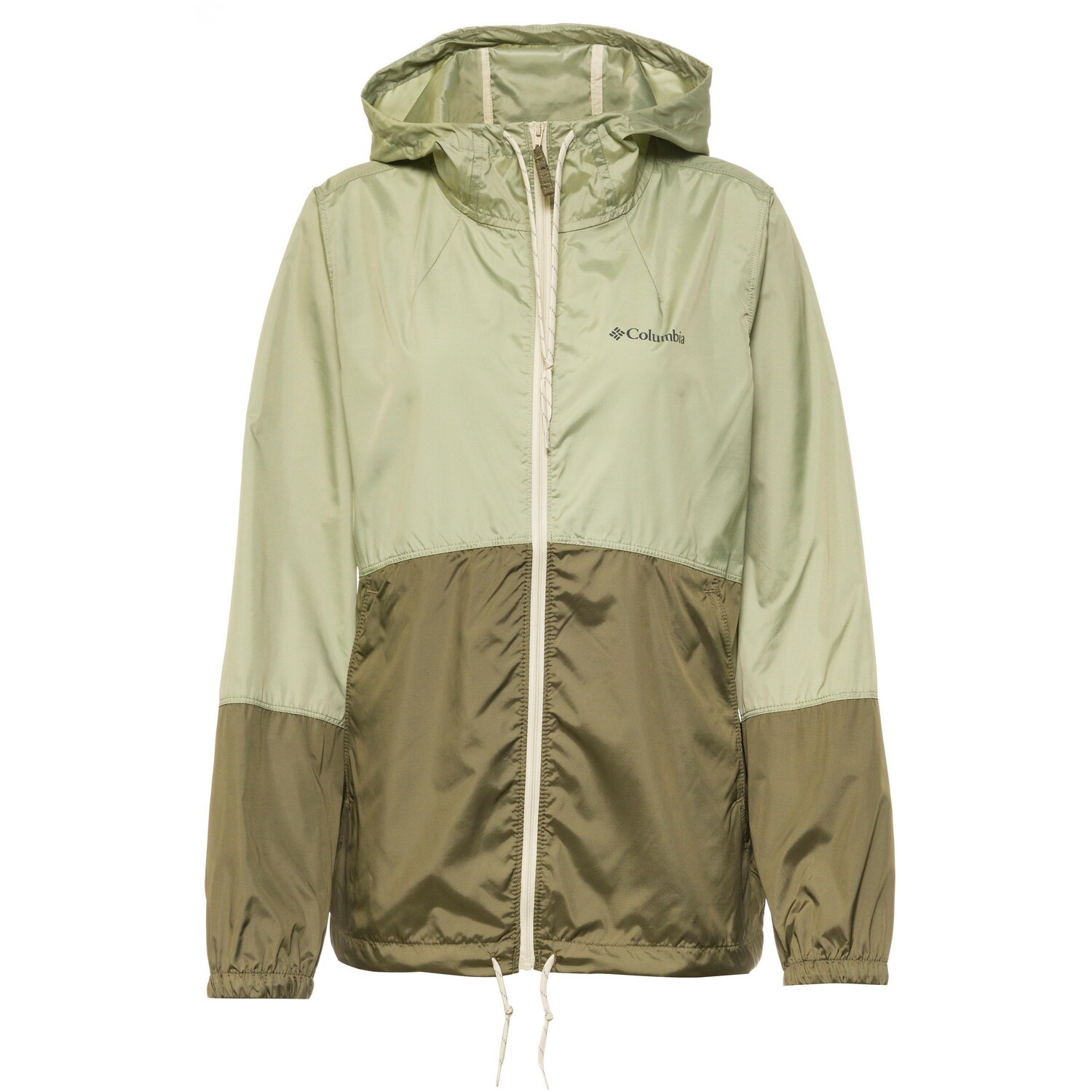 

Куртка софтшелл Columbia Windbreaker FLASH FORWARD, цвет safar stone green