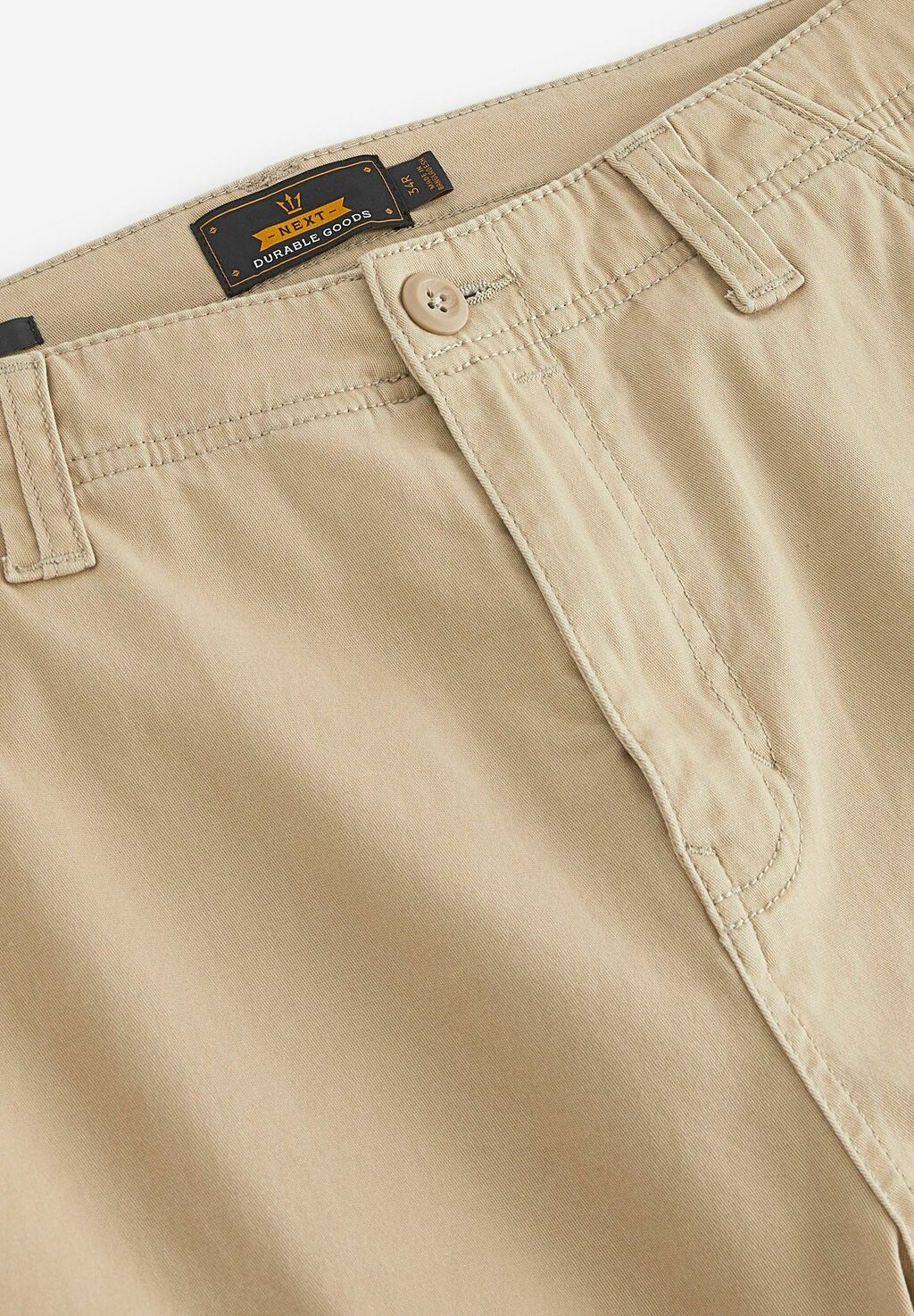 

Slim Fit Stretch Next, Брюки-карго Next, бежевый