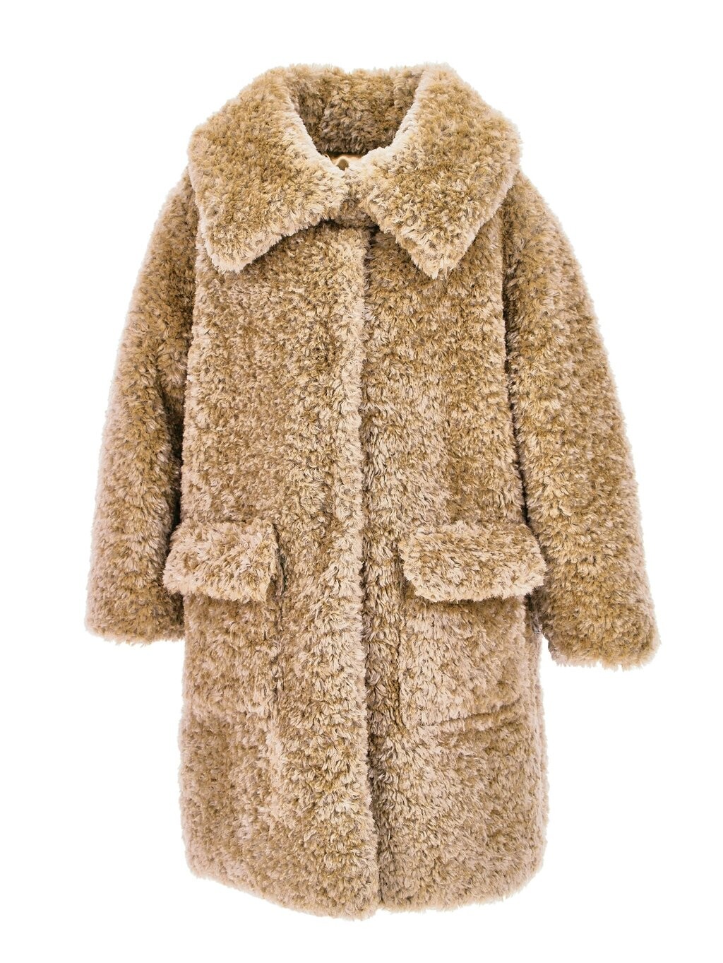 

Зимнее пальто COAT CURLY Monnalisa, бежевый