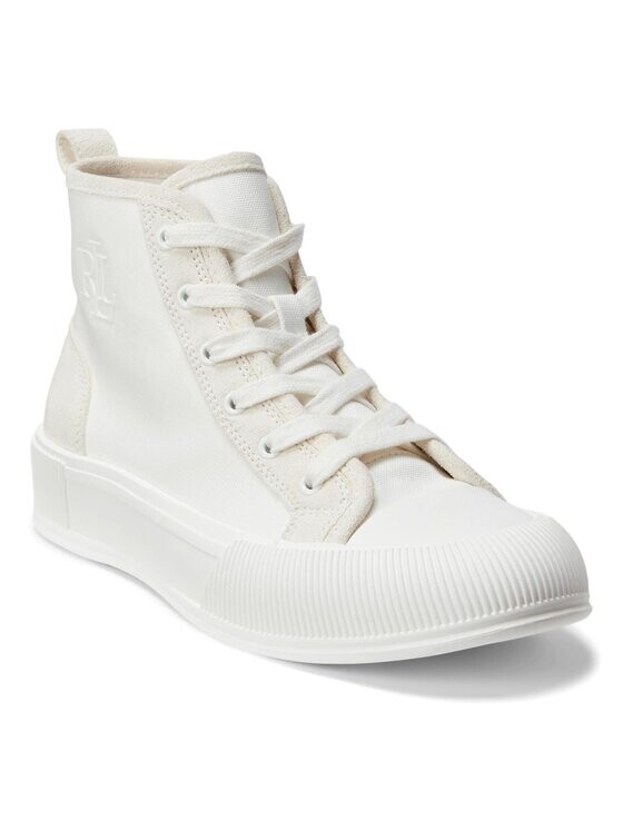 

Кроссовки из ткани Lauren Ralph Lauren, белый