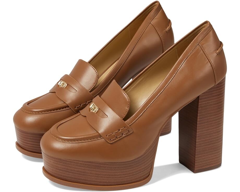 

Туфли MICHAEL Michael Kors Eden Loafer Pump, цвет Luggage