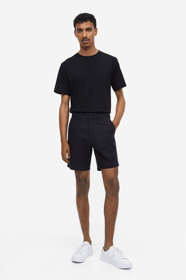 

Шорты-Чиносы из хлопка обычного кроя H&M, синий