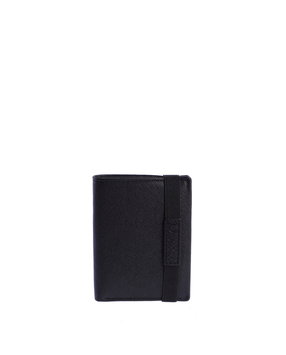 Мужской кошелек Fabricio черный кожаный с RFID-защитой Coronel Tapiocca, черный