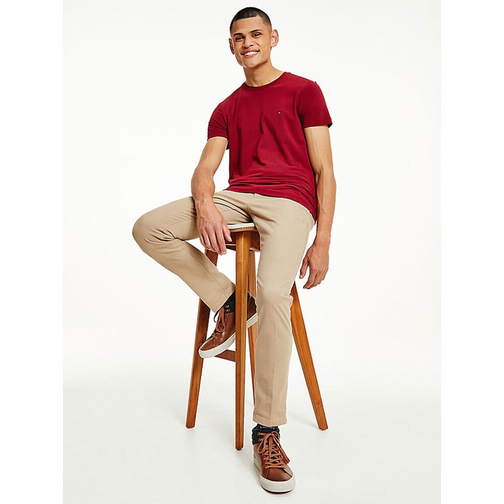 

Футболка с коротким рукавом Tommy Hilfiger Stretch Slim Fit, красный