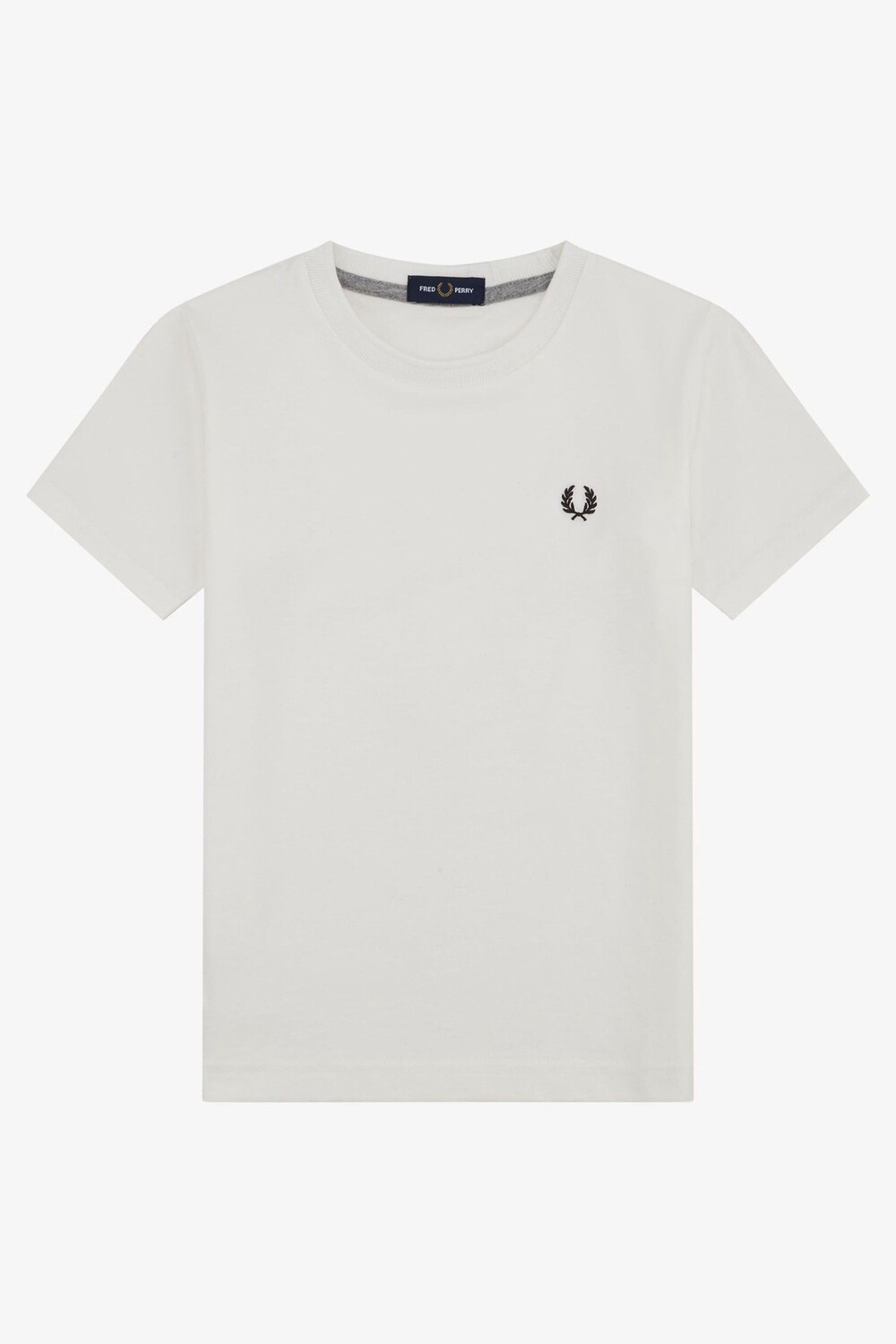 

Детская футболка с круглым вырезом Fred Perry, белый