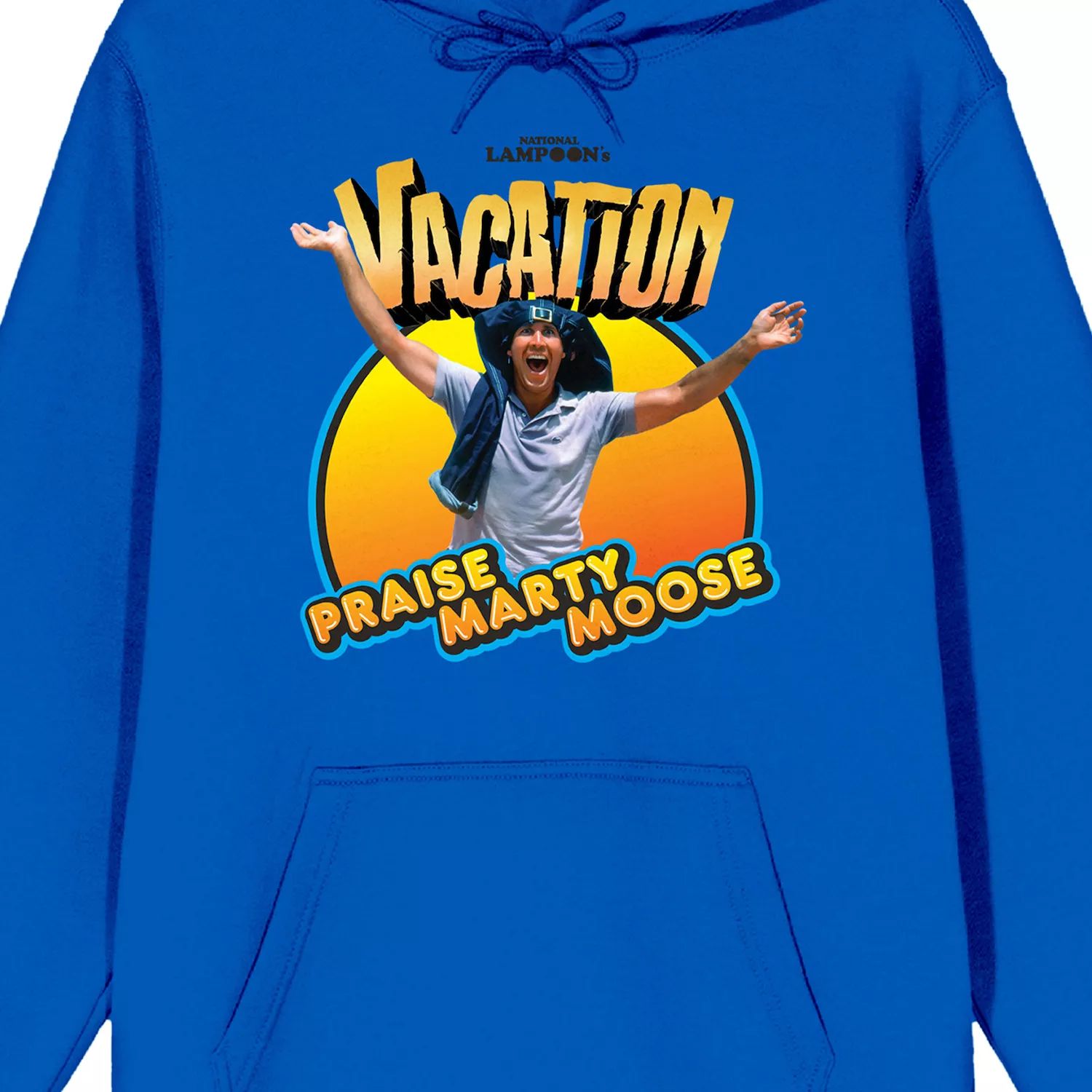 

Мужская толстовка с капюшоном National Lampoon's Vacation Praise Marty Moose Licensed Character