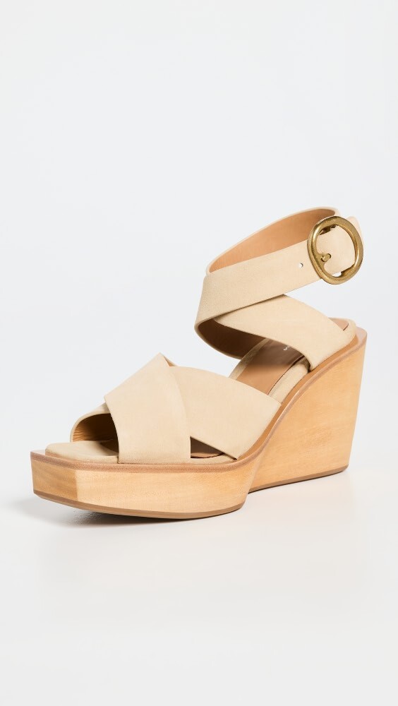 

Сандалии Rag & Bone Santiago Wedge Clogs