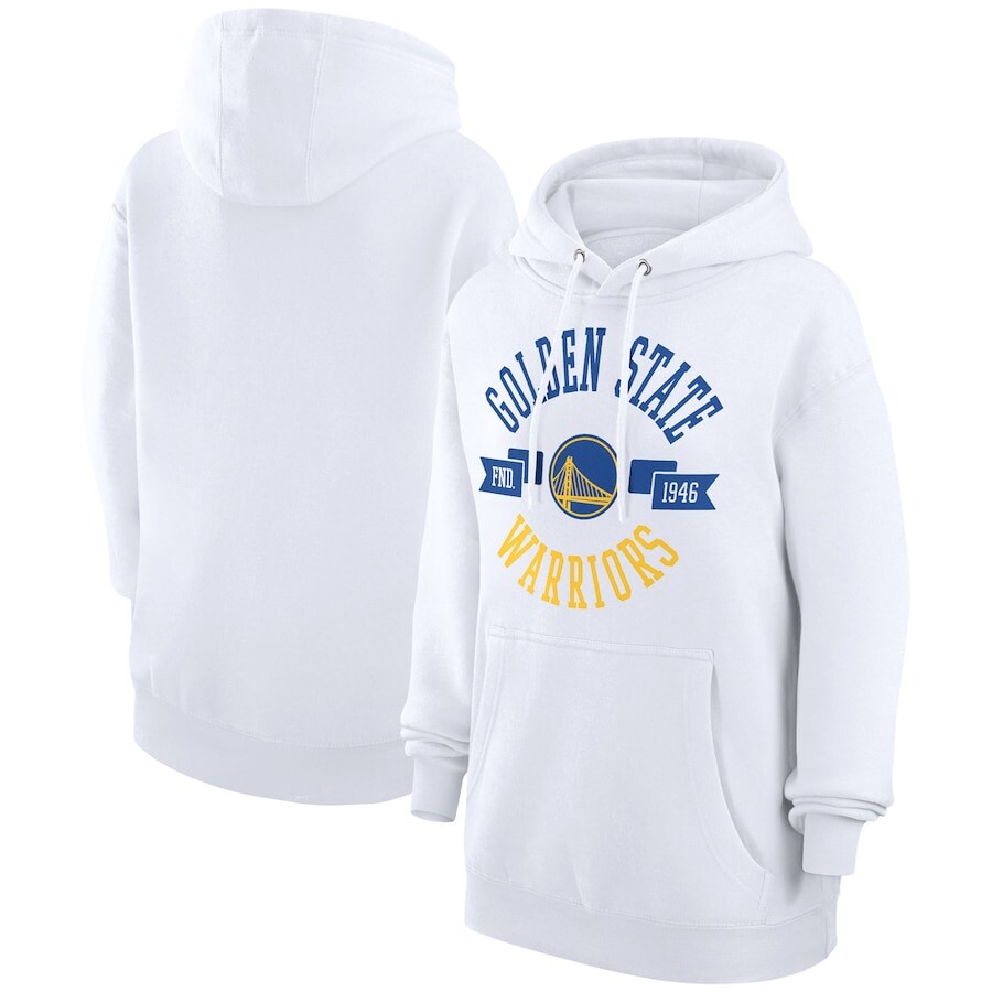 

Пуловер с капюшоном G-III 4Her by Carl Banks Golden State Warriors, белый