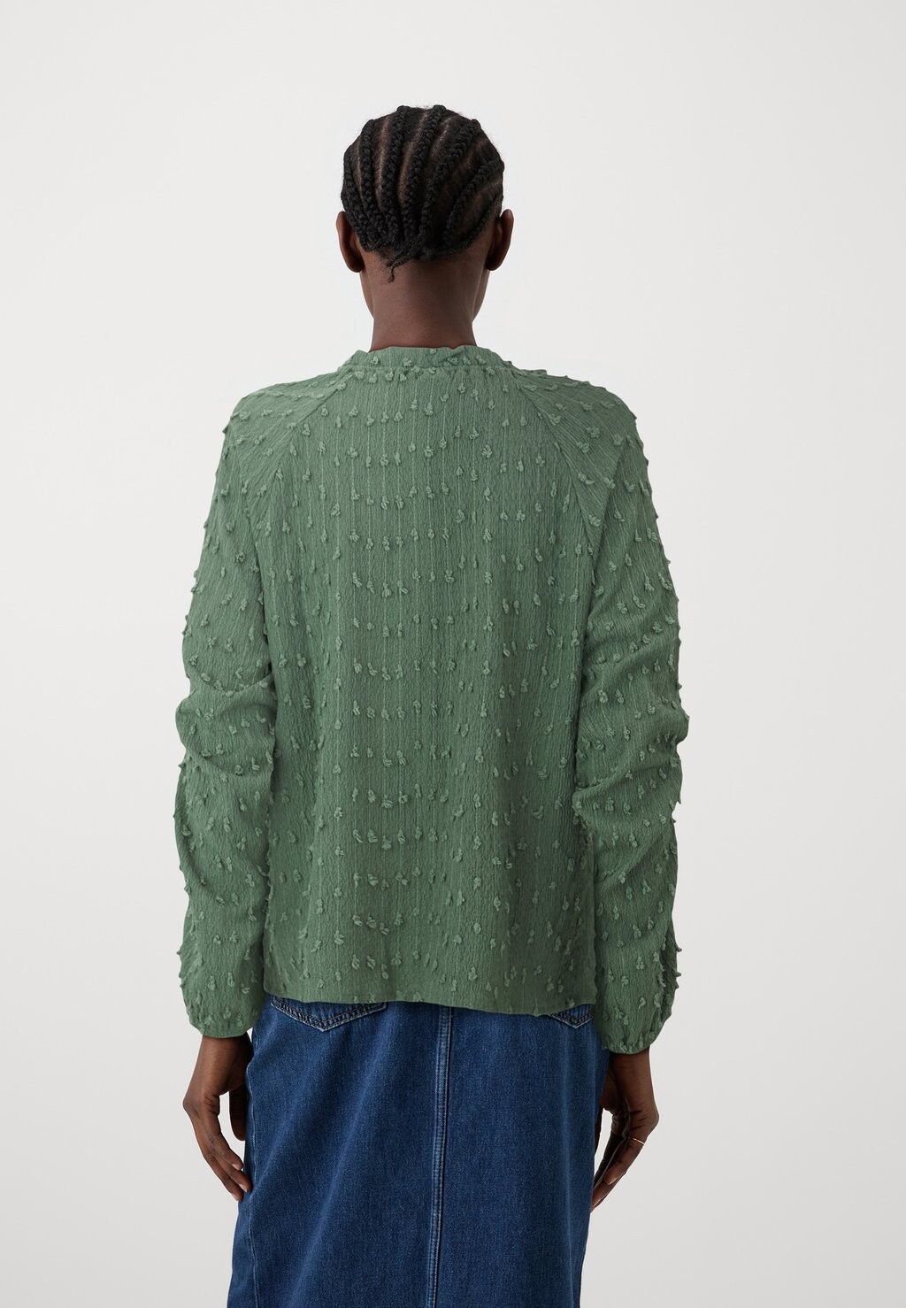 

Блуза VIEVALINE HIGH NECK VILA, зеленый