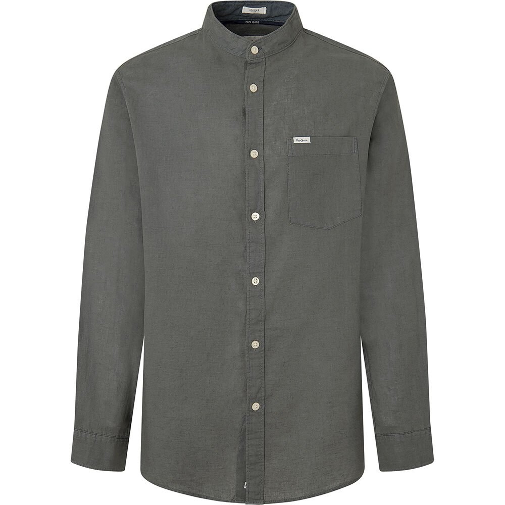 

Рубашка с длинным рукавом Pepe Jeans Levenshulme, серый