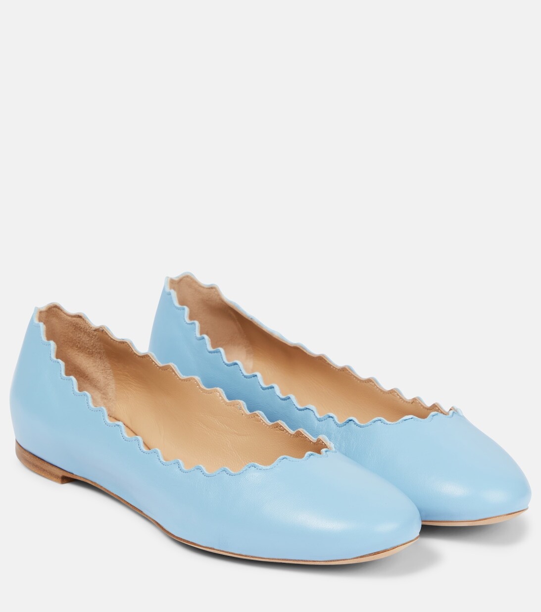 

Кожаные балетки Lauren Chloé, синий