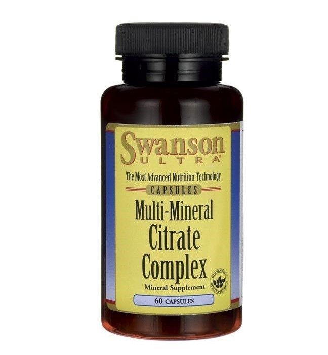 Swanson Multi-Mineral Citrate Complex набор витаминов и минералов, 60 шт.