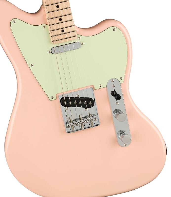 

Электрогитара Fender Paranormal Offset Tele With a Maple Neck in Shell Pink