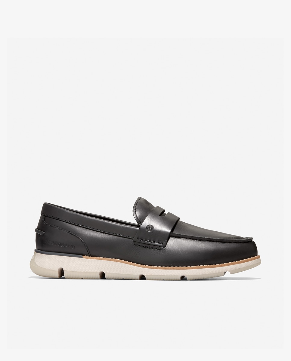 

Мужские черные кожаные лоферы Cole Haan, черный