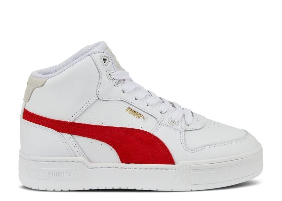 

Кроссовки Puma Ca Pro Mid Heritage 'White Burnt Red', белый, Серый