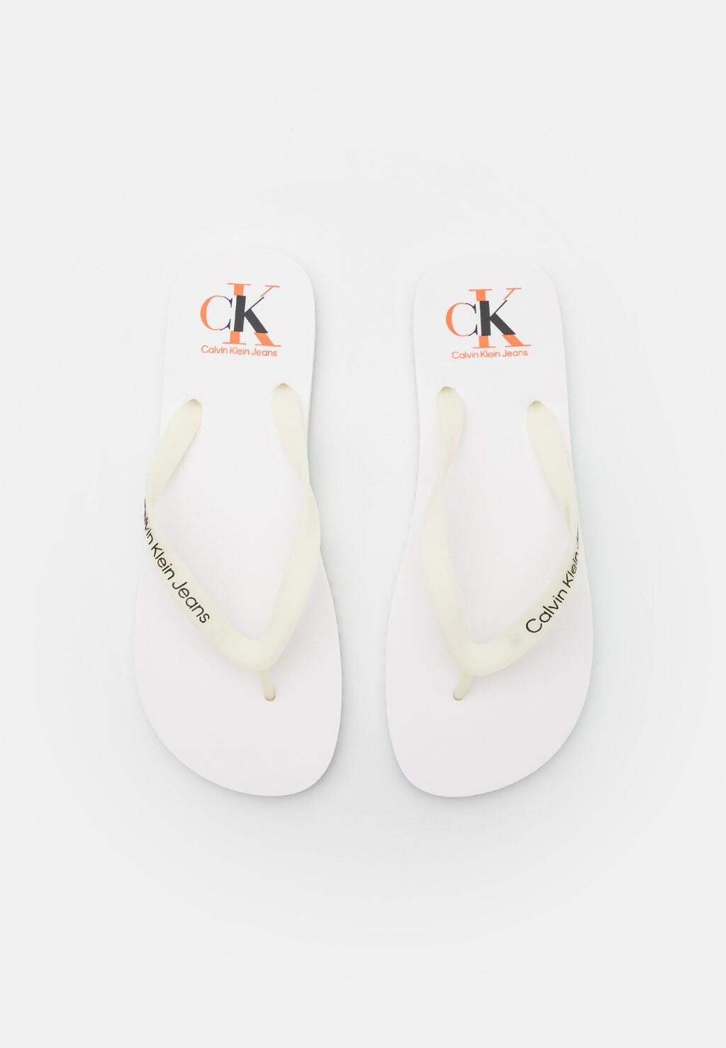 

Шлепанцы BEACH LOGO Calvin Klein Jeans, белый