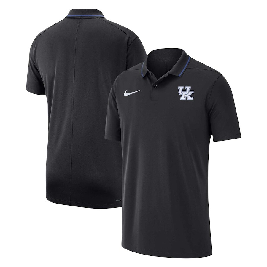 

Поло с коротким рукавом Nike Kentucky Wildcats, черный