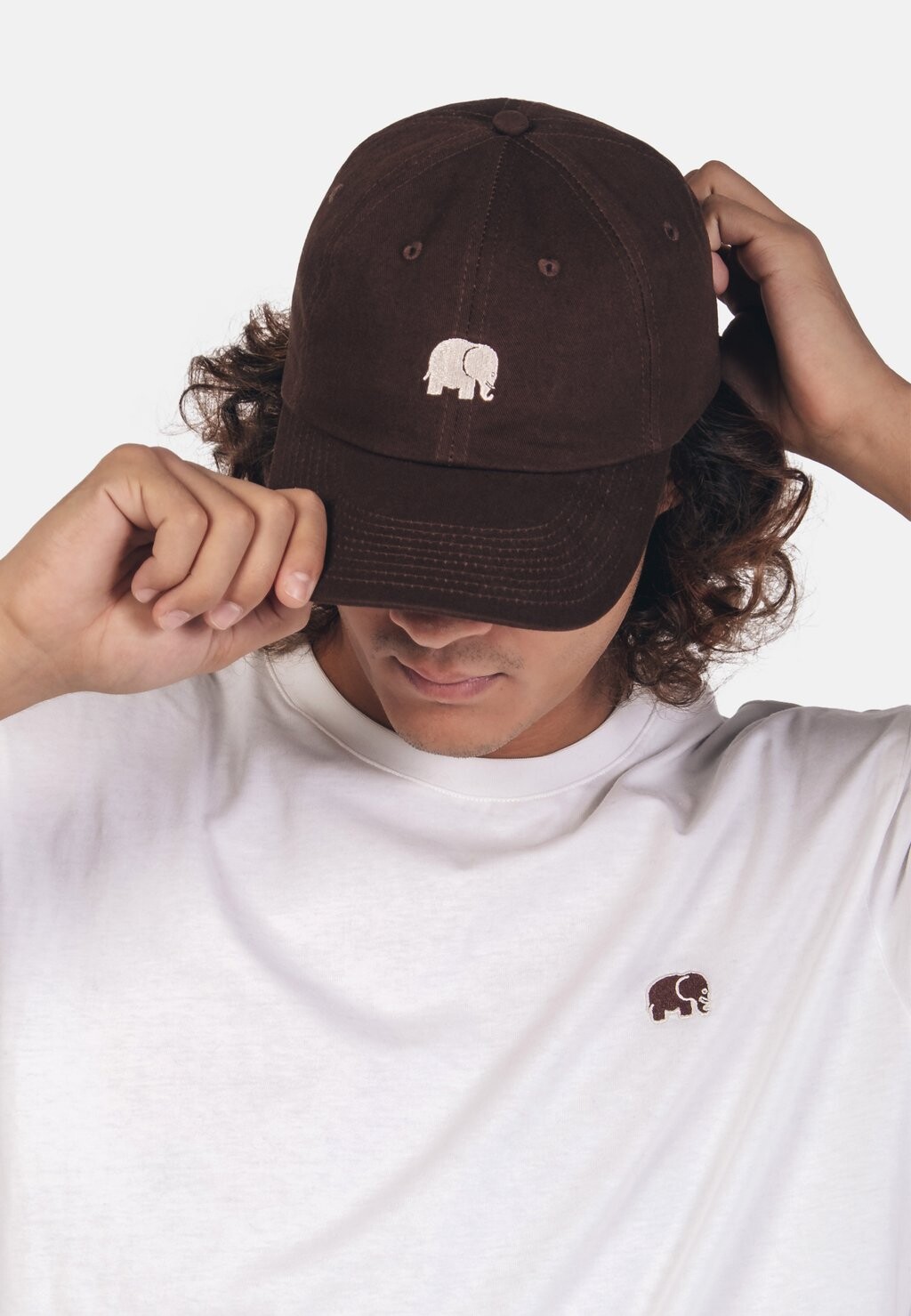 

Бейсболка LOGO DAD ORGANIC Trendsplant, цвет dark brown