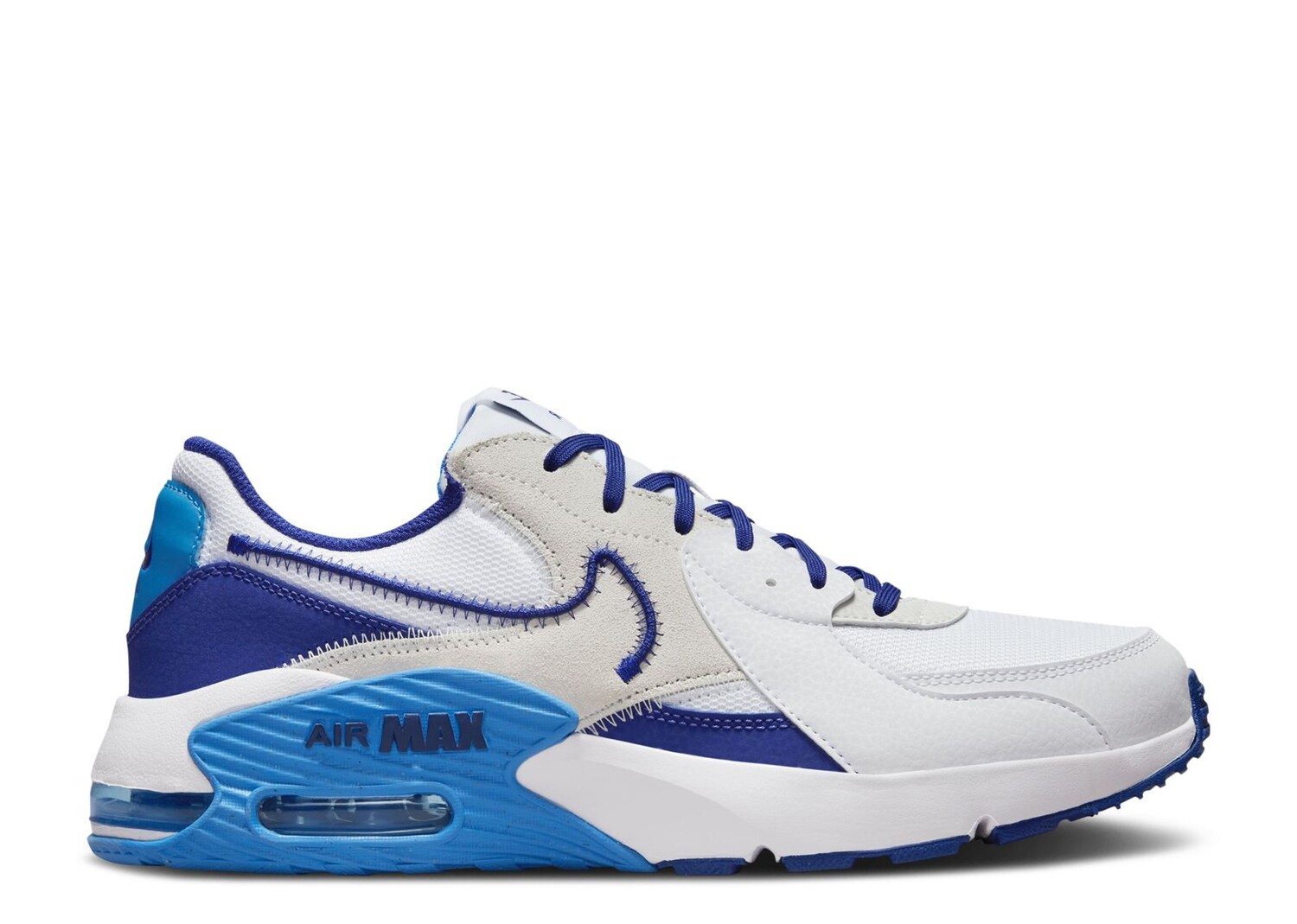 

Кроссовки Nike Air Max Excee 'White Deep Royal Blue', белый, Белый;синий