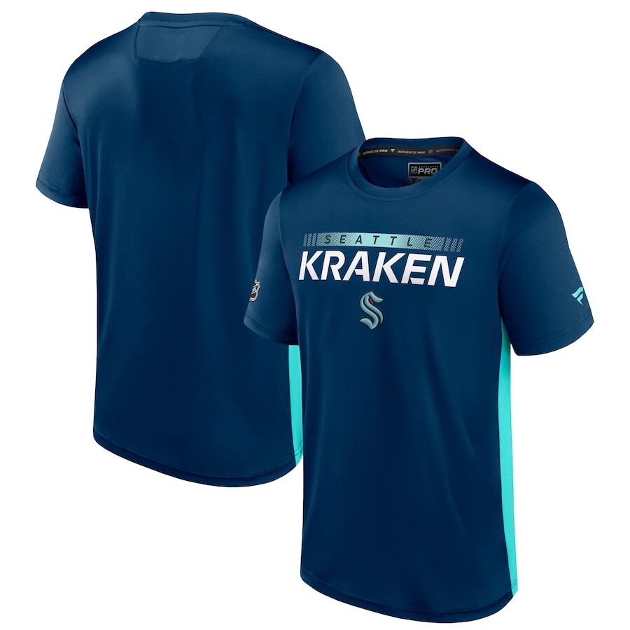 

Футболка с коротким рукавом Fanatics Branded Seattle Kraken, синий