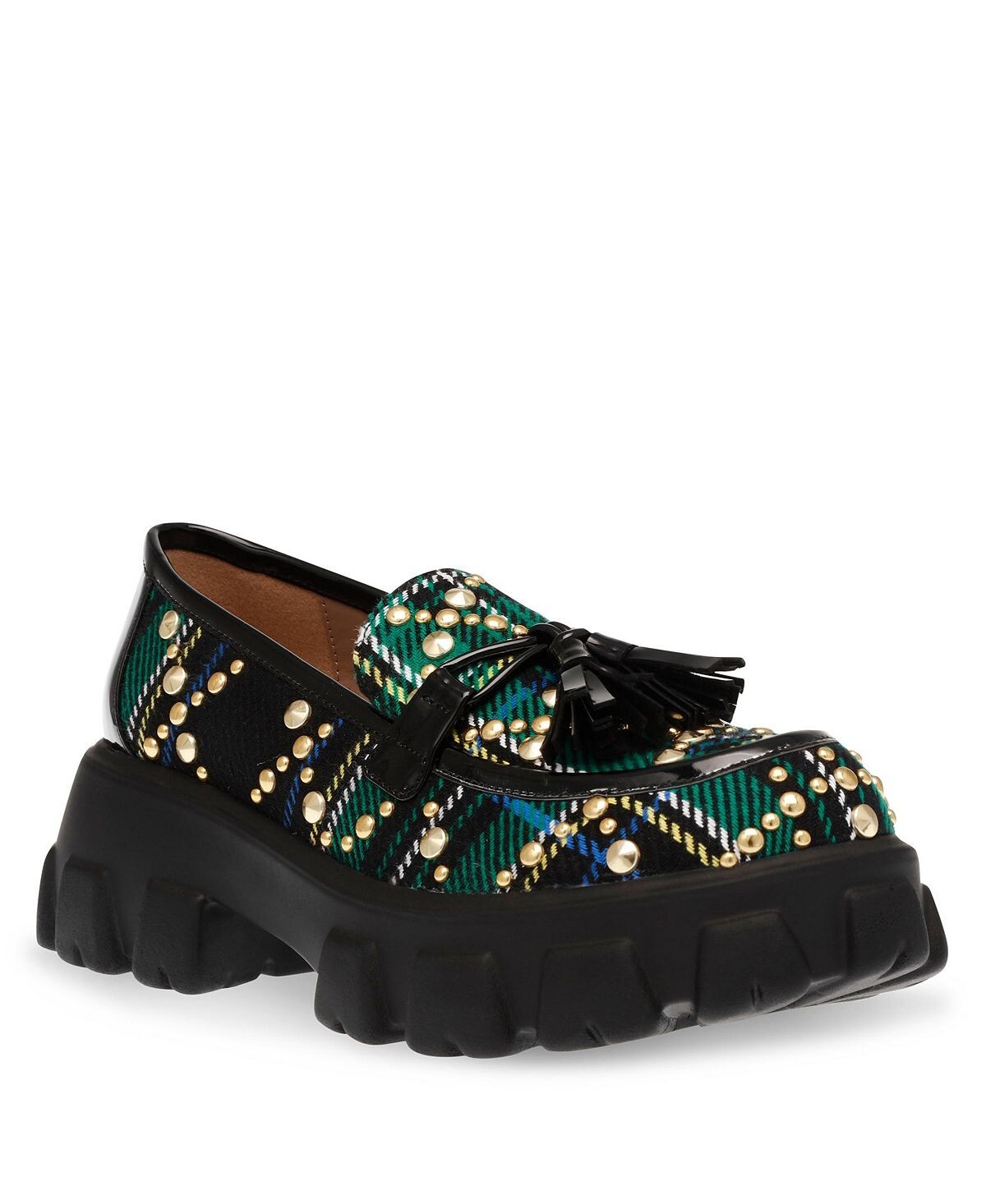 

Женские лоферы в клетку Aleah с заклепками Betsey Johnson