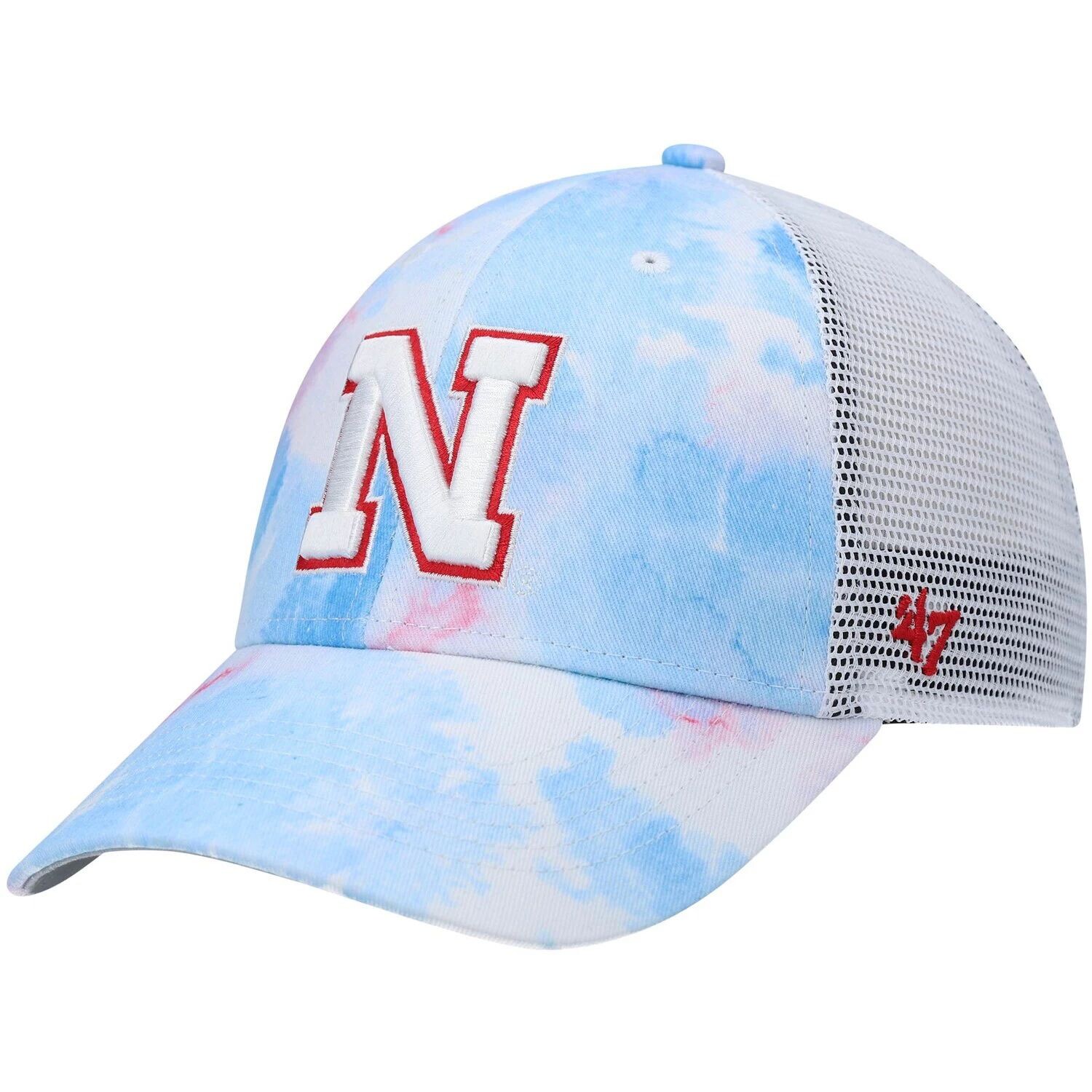 

Женская белая кепка '47 Nebraska Huskers Casey MVP Trucker Snapback