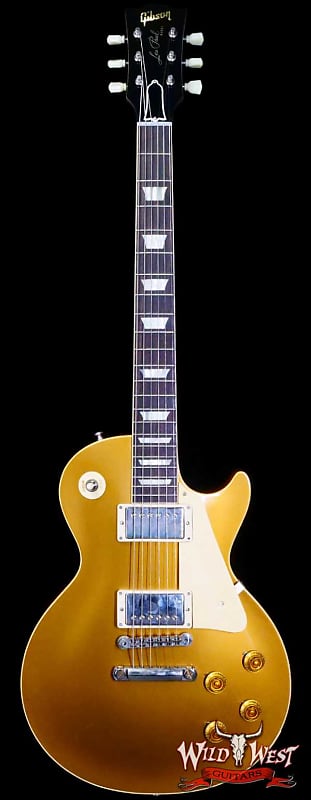 электрогитара les paul h h goldtop jet Электрогитара Gibson Custom Shop 1957 Les Paul Goldtop Reissue VOS Double Gold 8.85 LBS