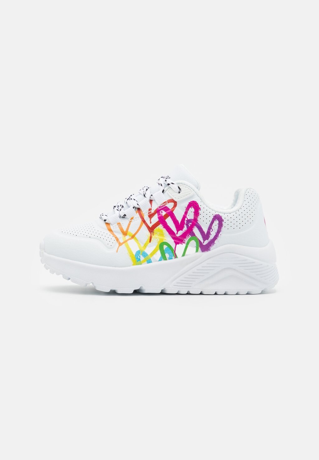 Полукеды Uno Lite Skechers, цвет white/multi-coloured кроссовки низкие uno lite skechers sport цвет black multi coloured