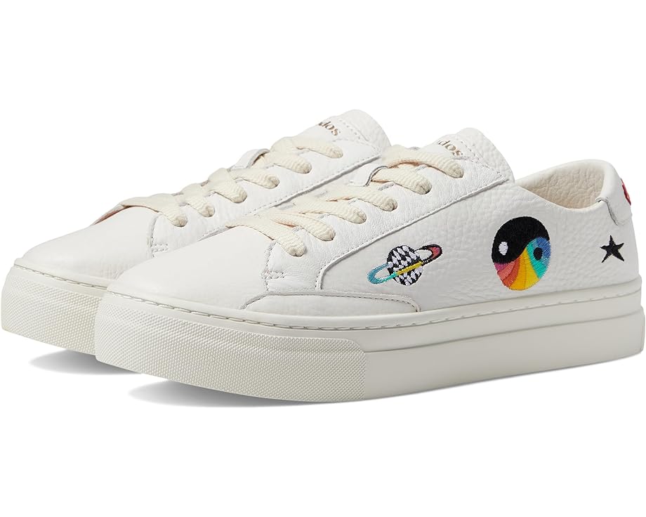 Кроссовки Soludos Cosmic Trip Ibiza Platform Sneaker, белый мульти