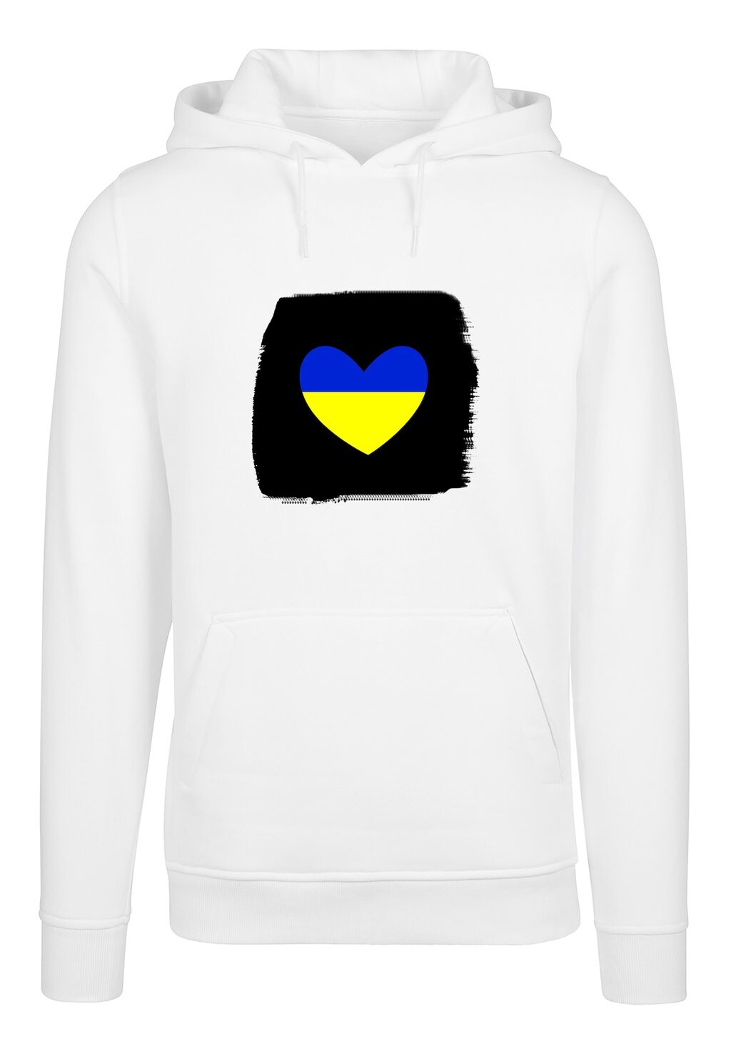 

Толстовка с капюшоном PEACE BRUSH HEART HEAVY Merchcode, белый